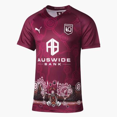 QLD Maroons 2022 Men's Indigenous Jersey