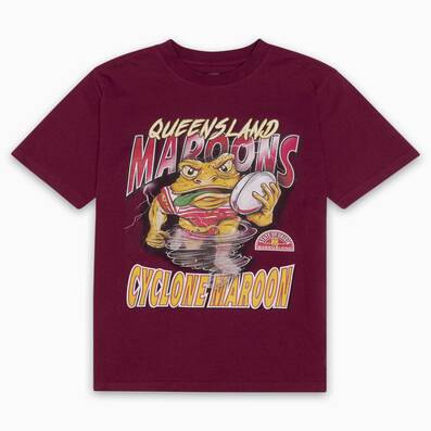 Youth Cyclone Maroon Tee