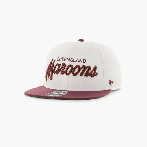 QLD Maroons '47 Crosstown Script Captain0