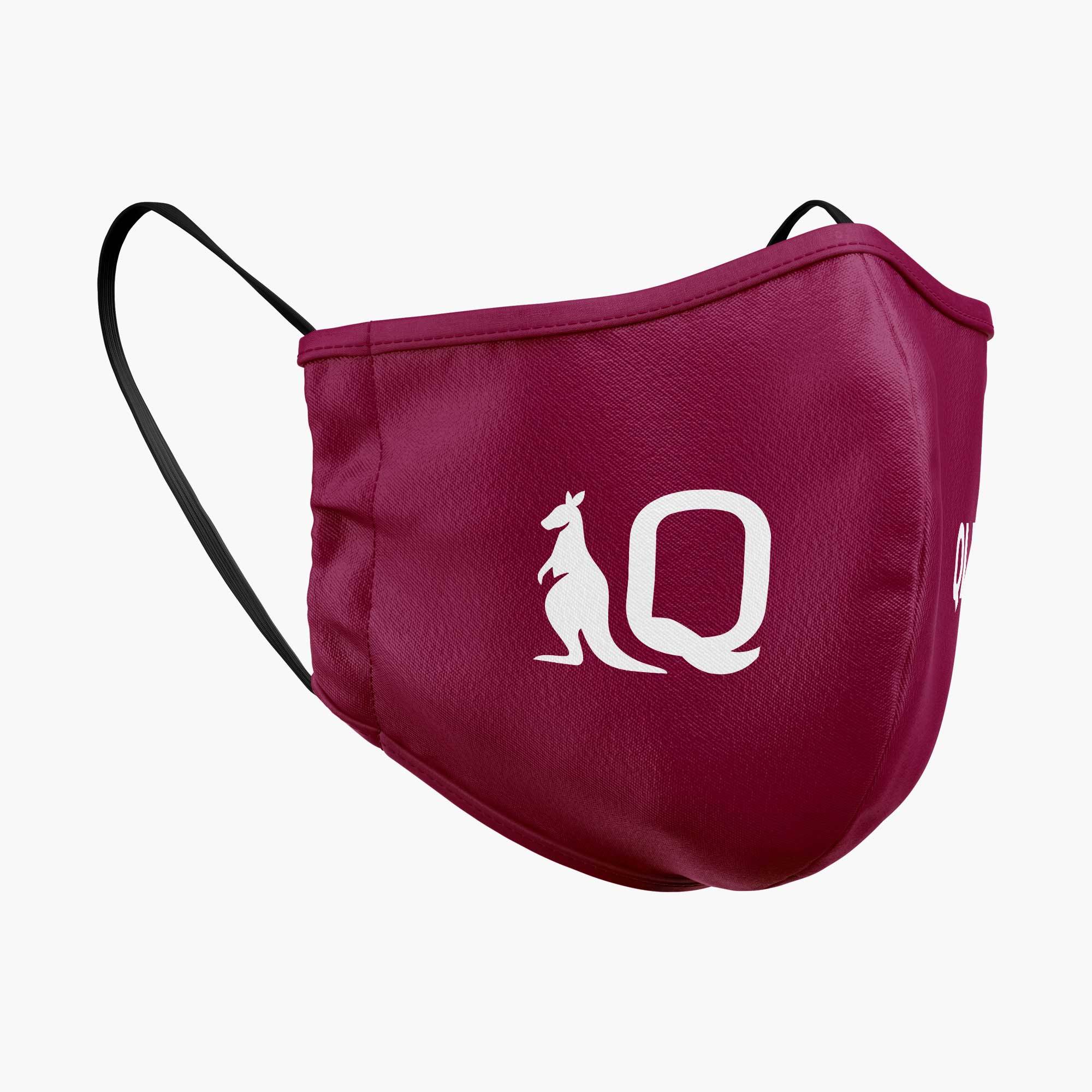 Maroons Shop QLD Maroons Face Mask