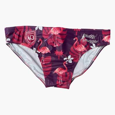 QLD Maroons Flamingo Budgy Smuggler