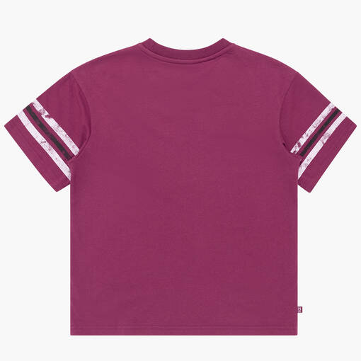 QLD Maroons Women's Maroon Stripe Crest Tee1