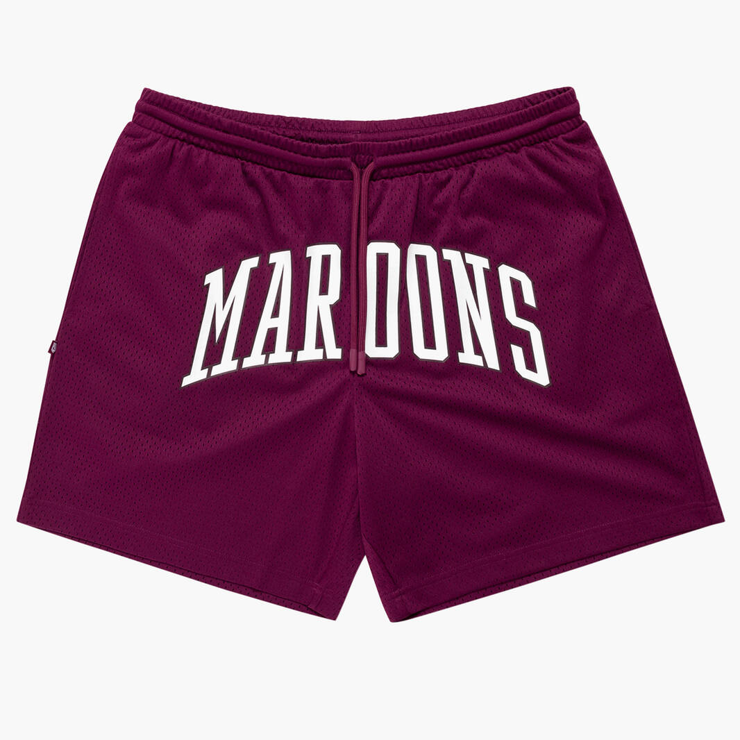 Maroons Shop QLD Maroons Men s Basketball Shorts