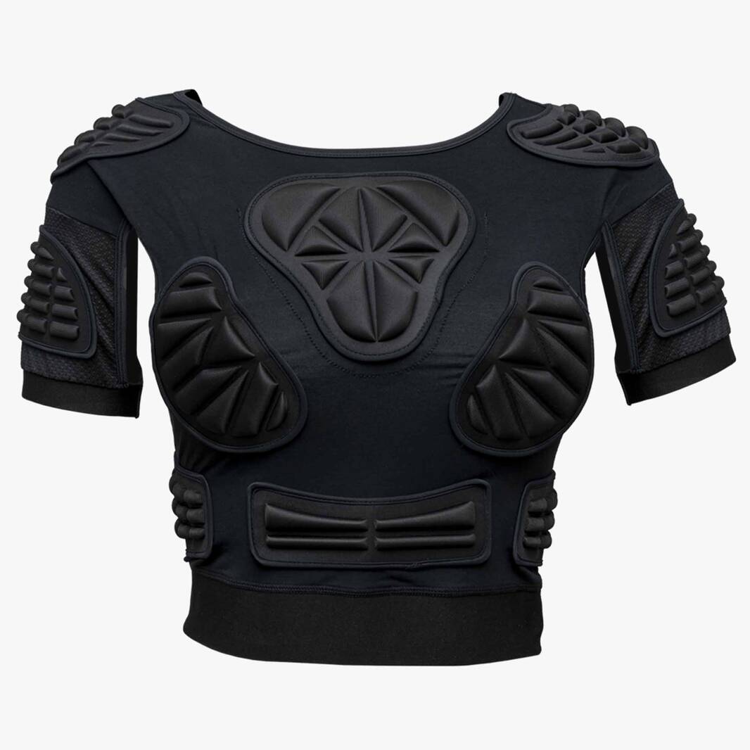 Footy Girls Warrior Women's Black Shoulder Guard0