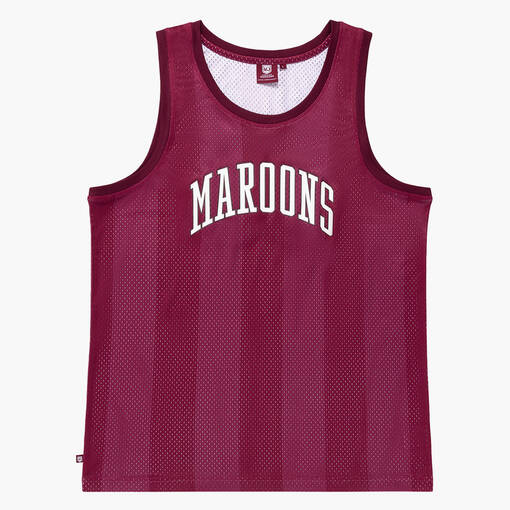 QLD Maroons Men's Basketball Singlet0
