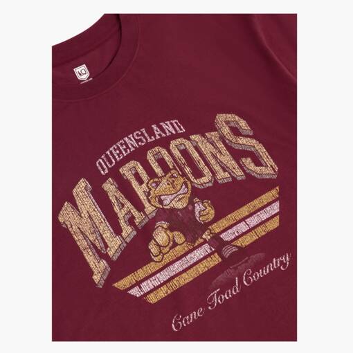 QLD Maroons Men's Cane Toad Country Tee2