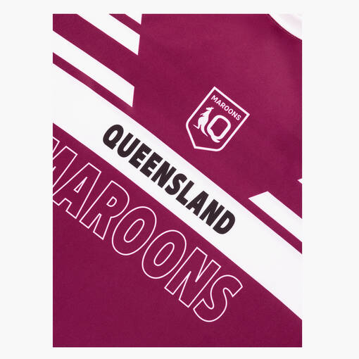QLD Maroons Men's Oversized Retro Tee2