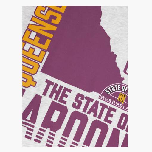 QLD Maroons Men's State of Maroon Tee2