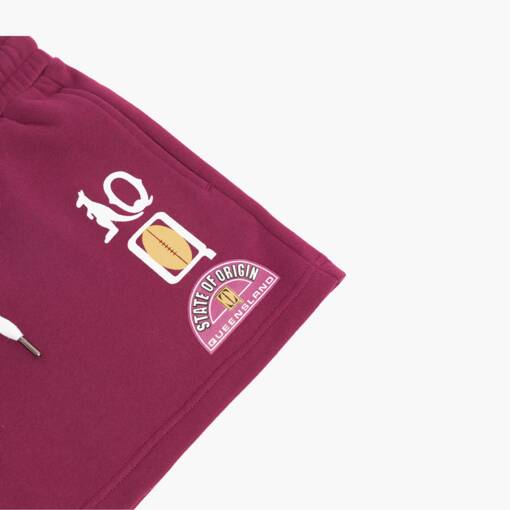 QLD Maroons Women's Heritage Sweat Shorts2
