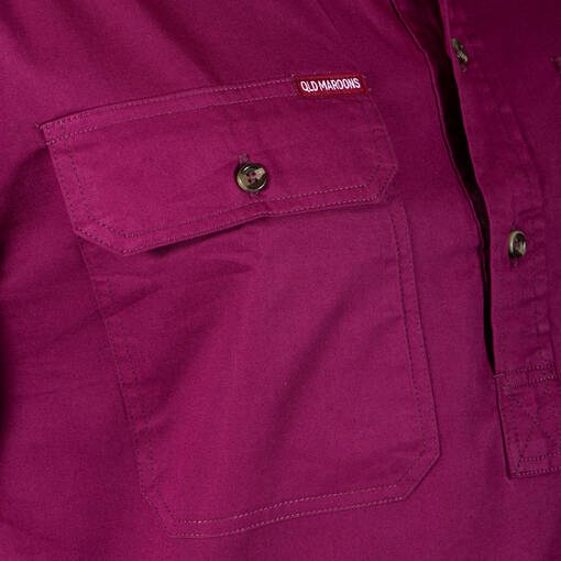 QLD Maroons Long Yard Work Shirt1