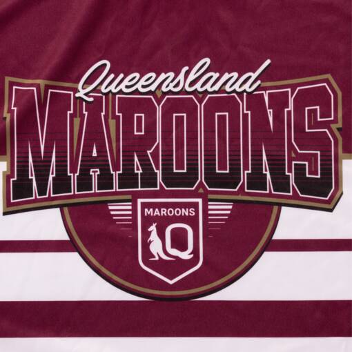 QLD Maroons Men's Oversize Retro Tee2