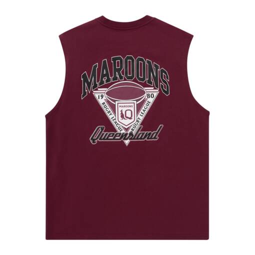 QLD Maroons Men's Arch Graphic Tank1
