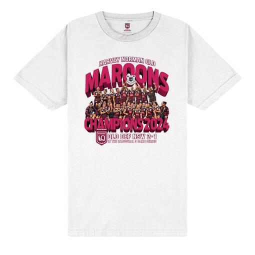 2024 Harvey Norman QLD Maroons Champions Tee0