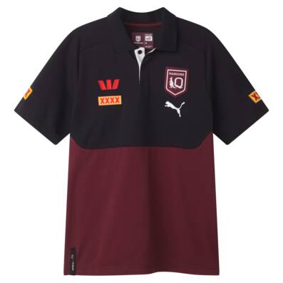 2025 Black Team Polo Men's