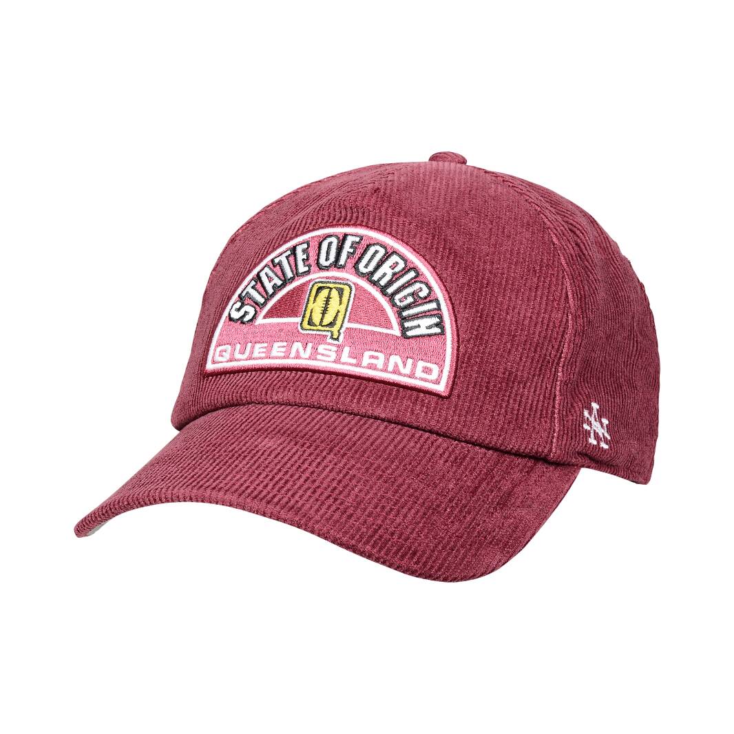 [Smooth mood] / ☆ Corduroy Logo Ball Cap / Burgundy Corduroy Cap / Burgundy x Brown – Front General Store