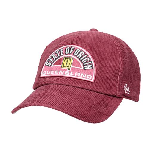 Retro Maroon Corduroy Cap0