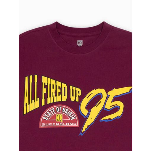 Maroon All Fired Up Tee1