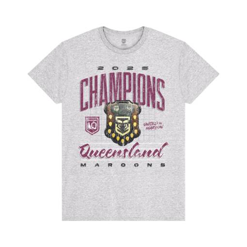 2025 QLD Maroons Champions Tee0