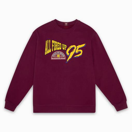 Maroon All Fired Up Crew0