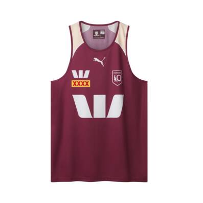 2026 QLD Maroons Men's Training Singlet
