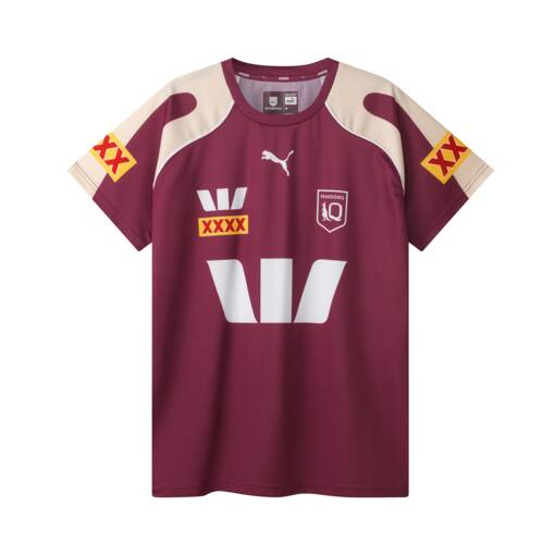 2026 QLD Maroons Men's Training Tee0
