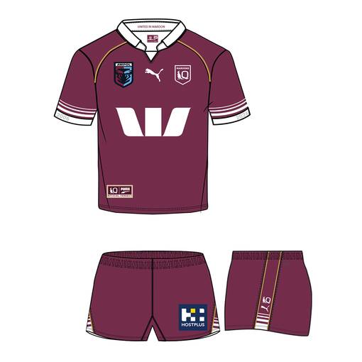 2026 QLD Maroons Infant Jersey Set1