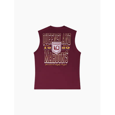Maroons RL Graphic Muscle Tee