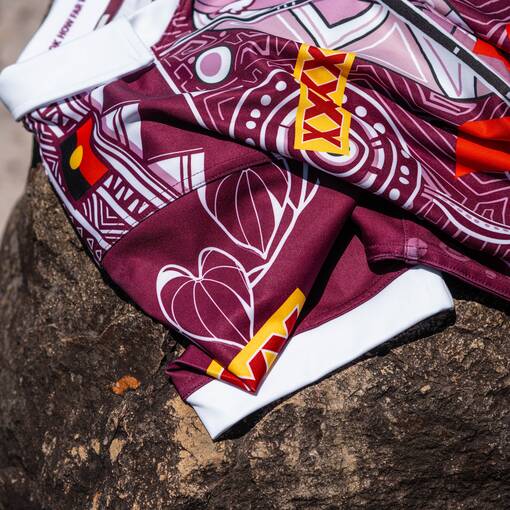 2026 QLD Maroons Men's Indigenous Jersey2