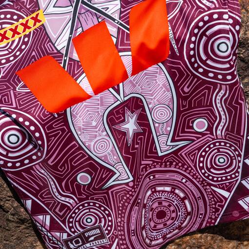 2026 QLD Maroons Women's Indigenous Jersey2