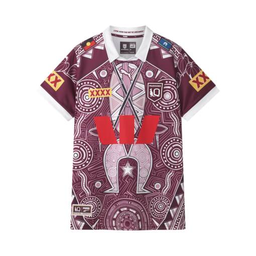 2026 QLD Maroons Women's Indigenous Jersey0