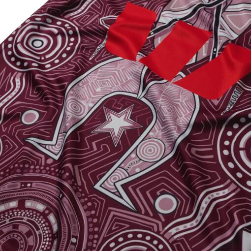 2026 QLD Maroons Youth Indigenous Jersey3