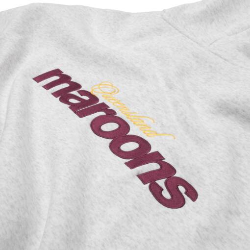 Men's Maroon Graphic Box Hoodie3