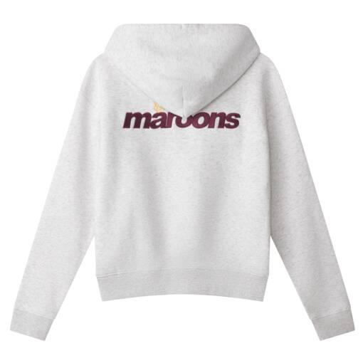 Youth Maroon Graphic Boxed Hoodie1