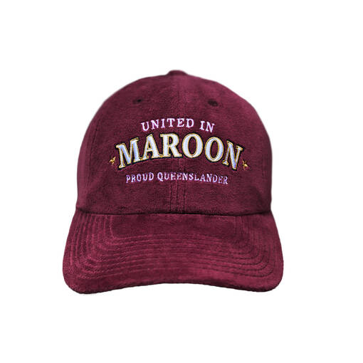 Velvet United in Maroon Cap0