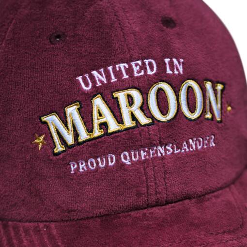 Velvet United in Maroon Cap1