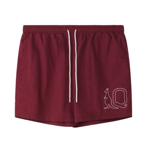 QLD Maroons Men's Nylon Beach Shorts0