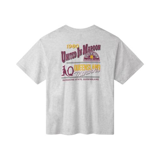 QLD Maroons Men's United In Maroon Tee1
