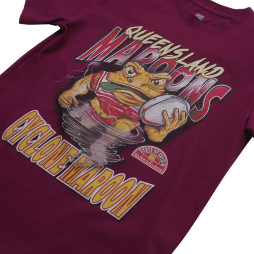 Youth Cyclone Maroon Tee1
