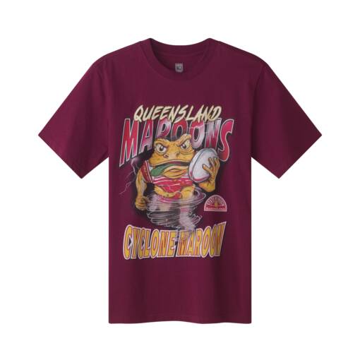 Youth Cyclone Maroon Tee0