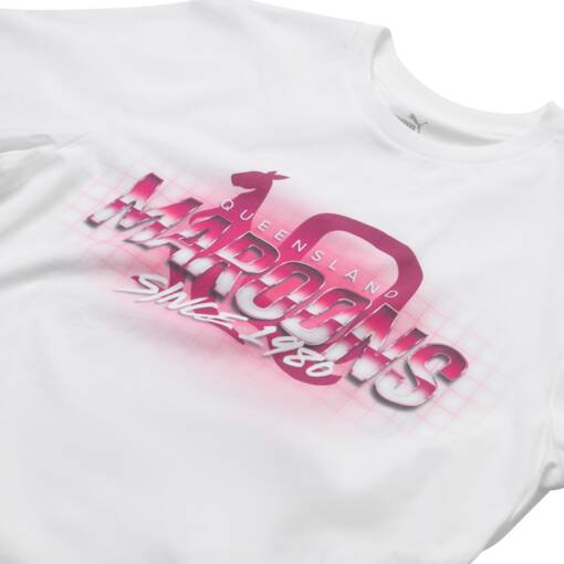 QLD Maroons Retro Graphic Tee2