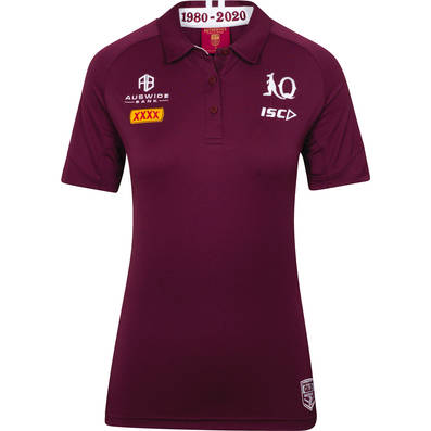 QLD Maroons 2020 Women's Maroon Polo