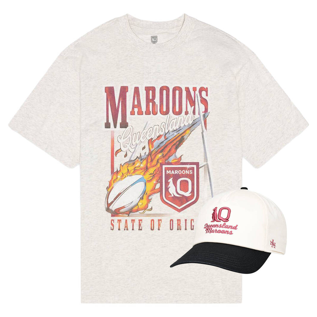 United in Maroon - Tee & Cap0