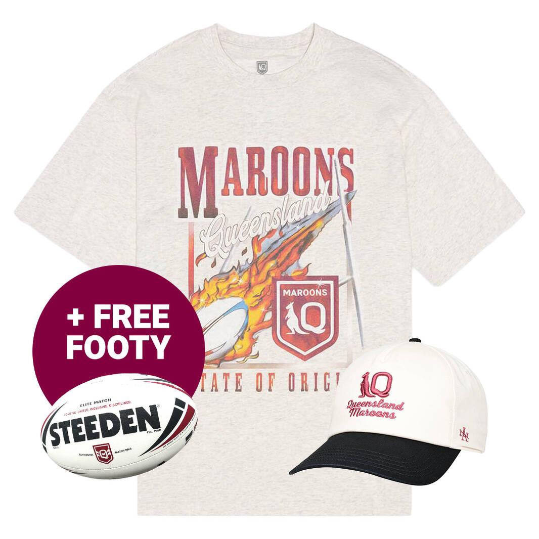 United in Maroon - Tee & Cap0